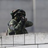 Un soldat israélien en action (photo d'illustration). KEYSTONE/EPA/ALAA BADARNEH